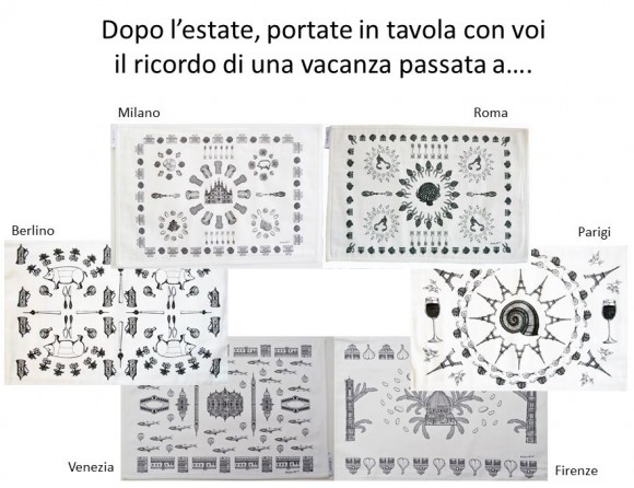 Tablecloths.it: per l'estate 2013 ‏simpatiche tovagliette ispirate alle città europee - Le Shopping News Il Magazine per gli Appassionati di Moda e Tendenze