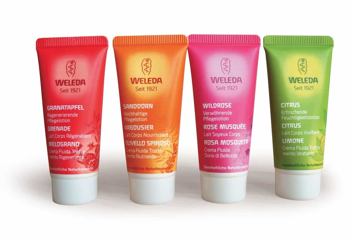 WELEDA – mini docce e mini creme fluide da portare con sè in vacanza - Le Shopping News Il Magazine per gli Appassionati di Moda e Tendenze