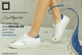 D.A.T.E. presenta le sue innovative sneakers al Salone del Mobile di Milano