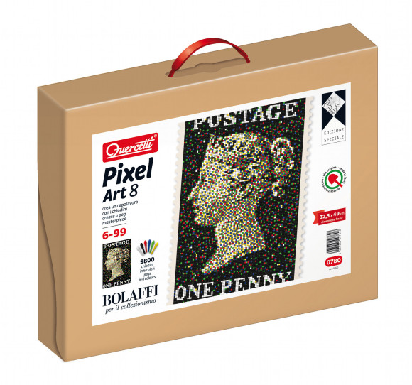 Pixel Art – Edizione Speciale Bolaffi, per creare il Penny Black con i Chiodini Quercetti - Le Shopping News Il Magazine per gli Appassionati di Moda e Tendenze