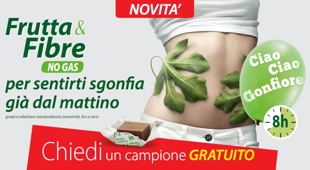 Da Ortis Laboratoires Frutta&Fibre No Gas, per dire basta alla stitichezza e alle flatulenze intestinali!