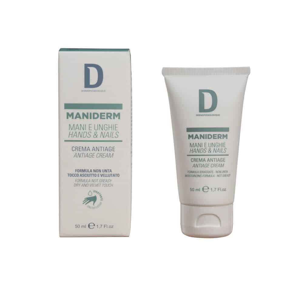 Maniderm by Dermophisiologique, efficace crema Anti-age Mani e Unghie