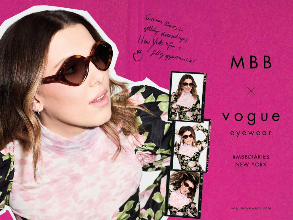 Millie Bobby Brown x Vogue Eyewear, la capsule collection di occhiali alla moda - Le Shopping News Il Magazine per gli Appassionati di Moda e Tendenze